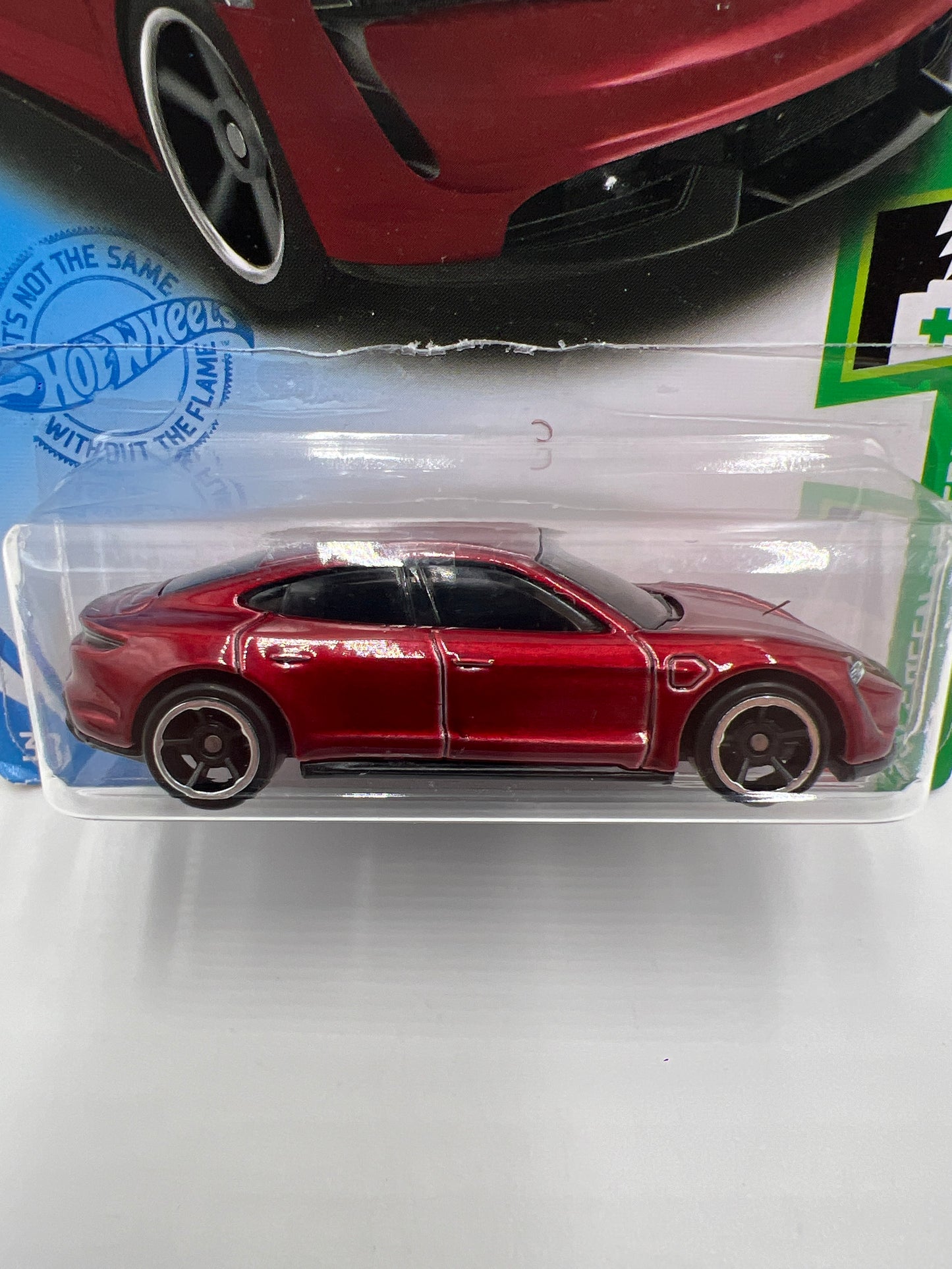 2022 Hot Wheels Green Speed #208 Porsche Taycan Turbo S Red 99A