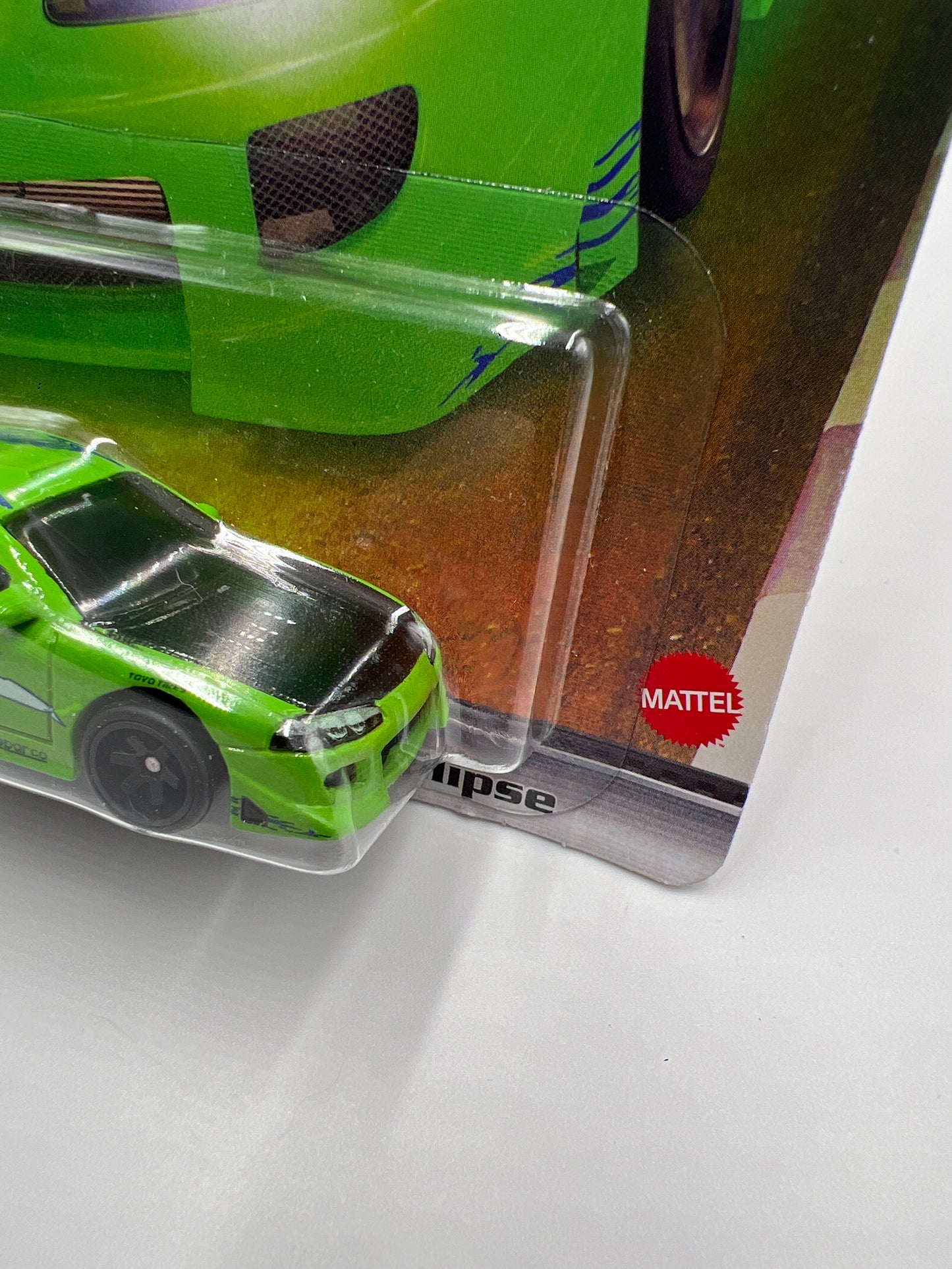 2023 Hot Wheels Fast & Furious #1 95 Mitsubishi Eclipse Green Bad Card 247B