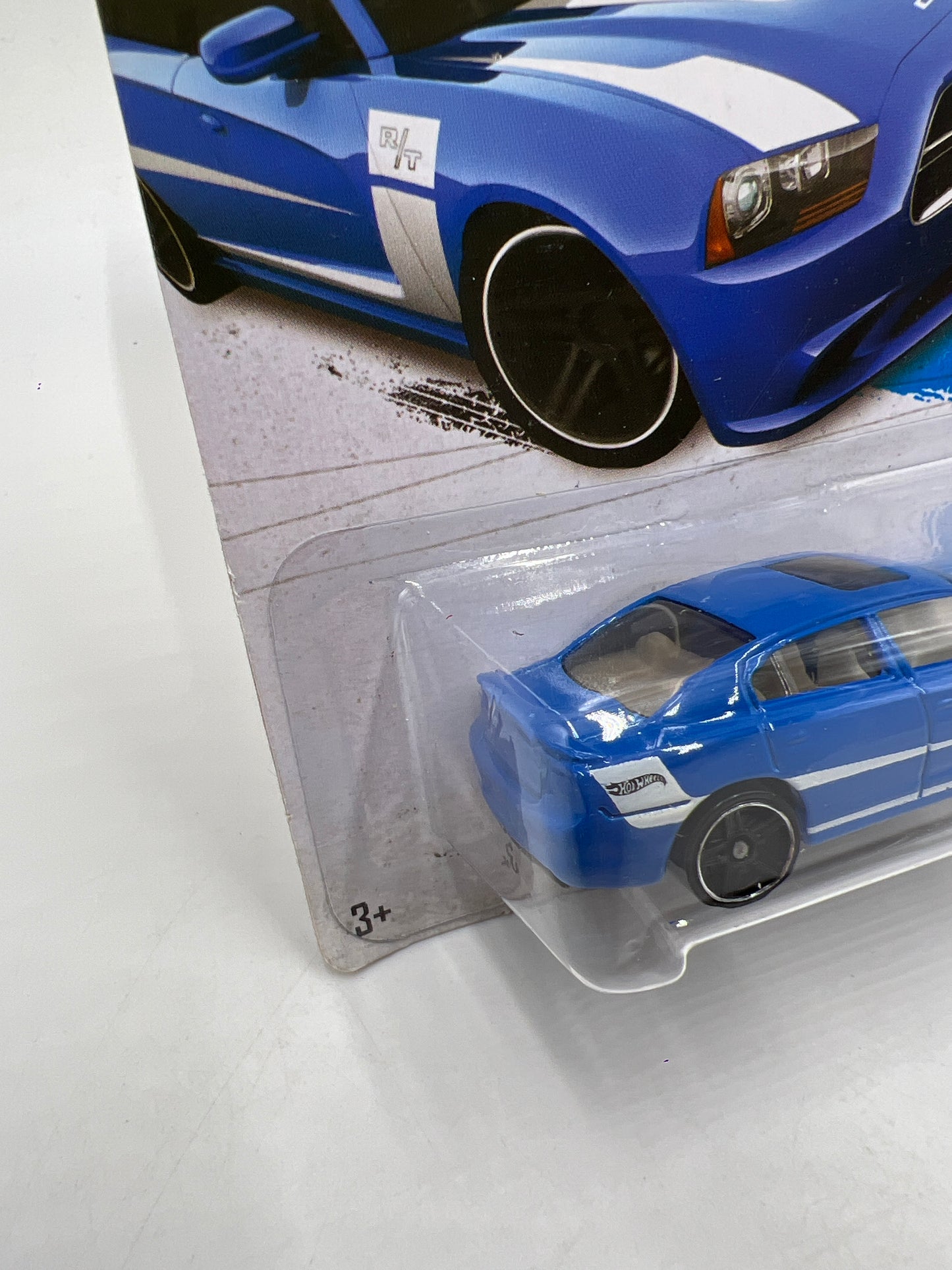 2013 Hot Wheels Showroom #228 11 Dodge Charger R/T Blue 55A