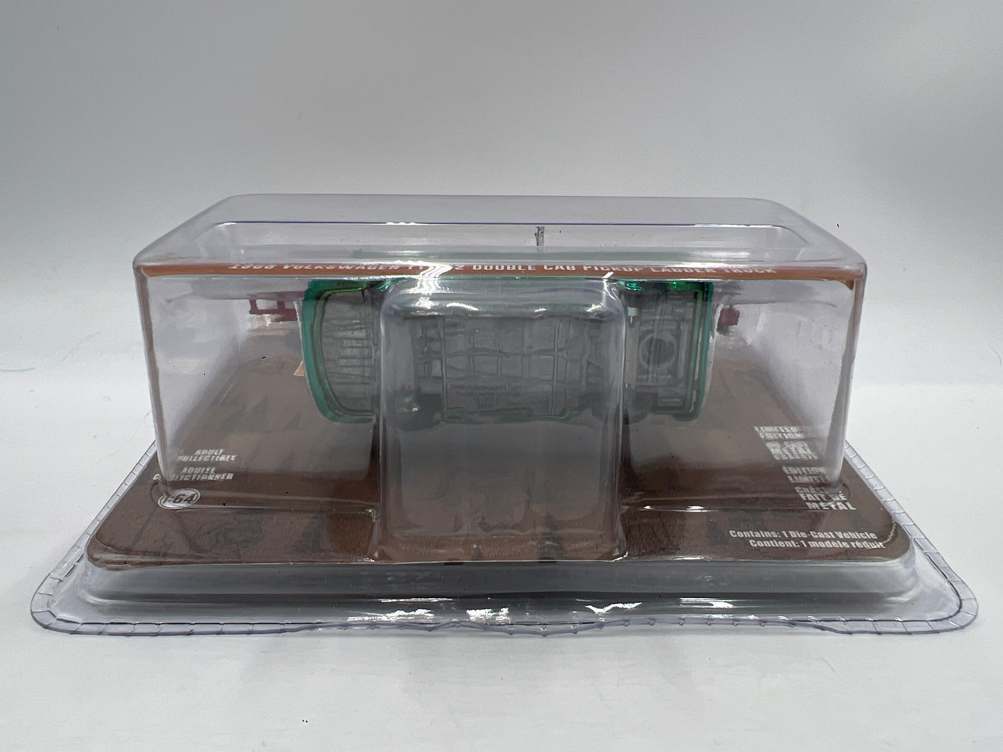 Greenlight Smokey Bear Series 4 CHASE 1968 Volkswagen Type 2 Double Cab Pickup Ladder Truck Chrome Green