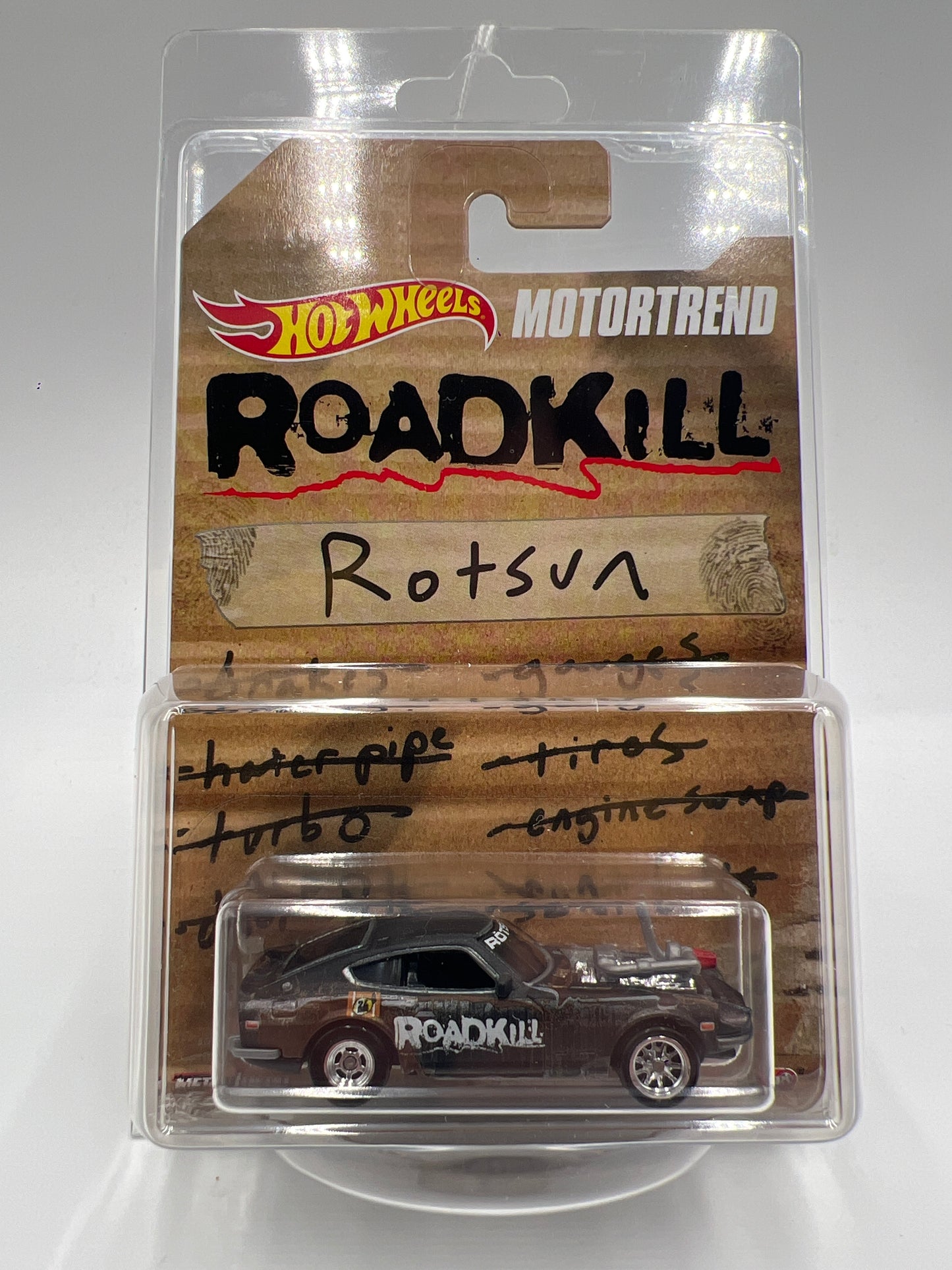 Hot Wheels RLC Motortrend Roadkill Custom 71 Datsun 240Z Rotsun W/Protector