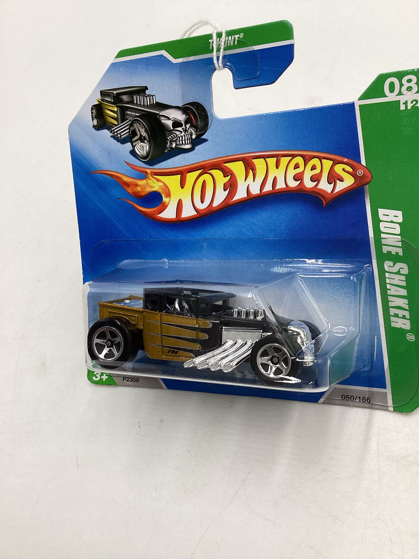 2009 Hot wheels Treasure Hunt #50 Bone Shaker Short Card 277B