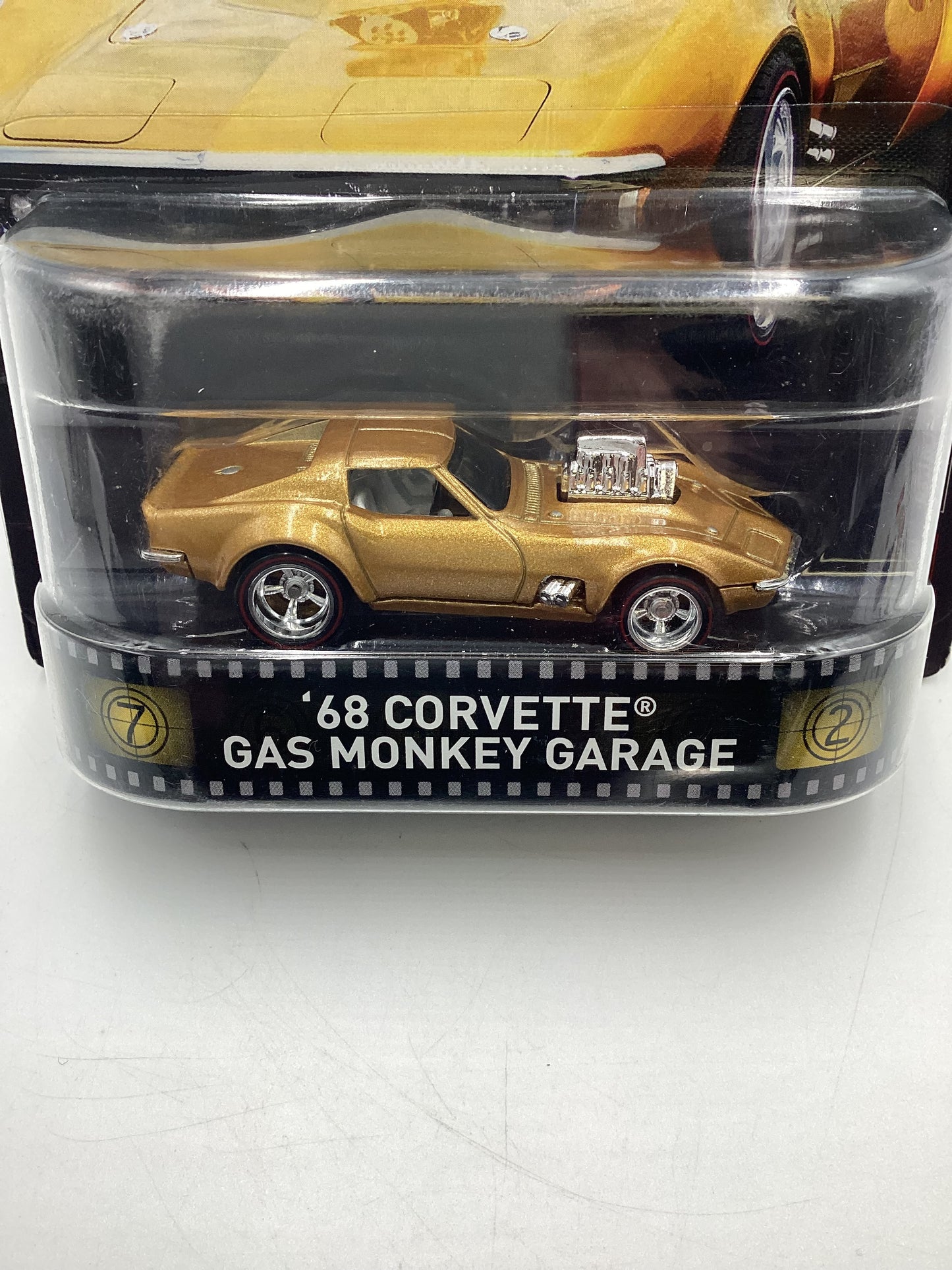 2018 Hot wheels Retro Entertainment Gas Monkey Garage 68 Corvette 241E