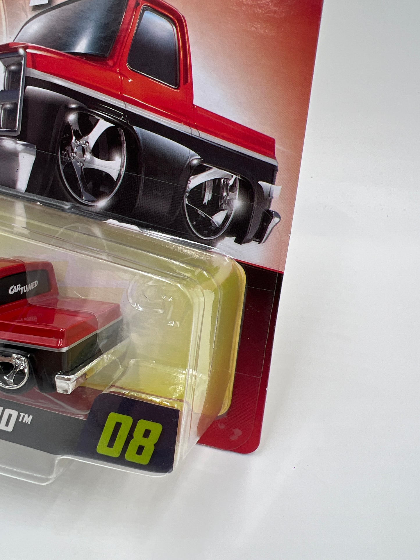 MGA Car Tuned Series 2 #8 87 Chevy C10 Red/Black