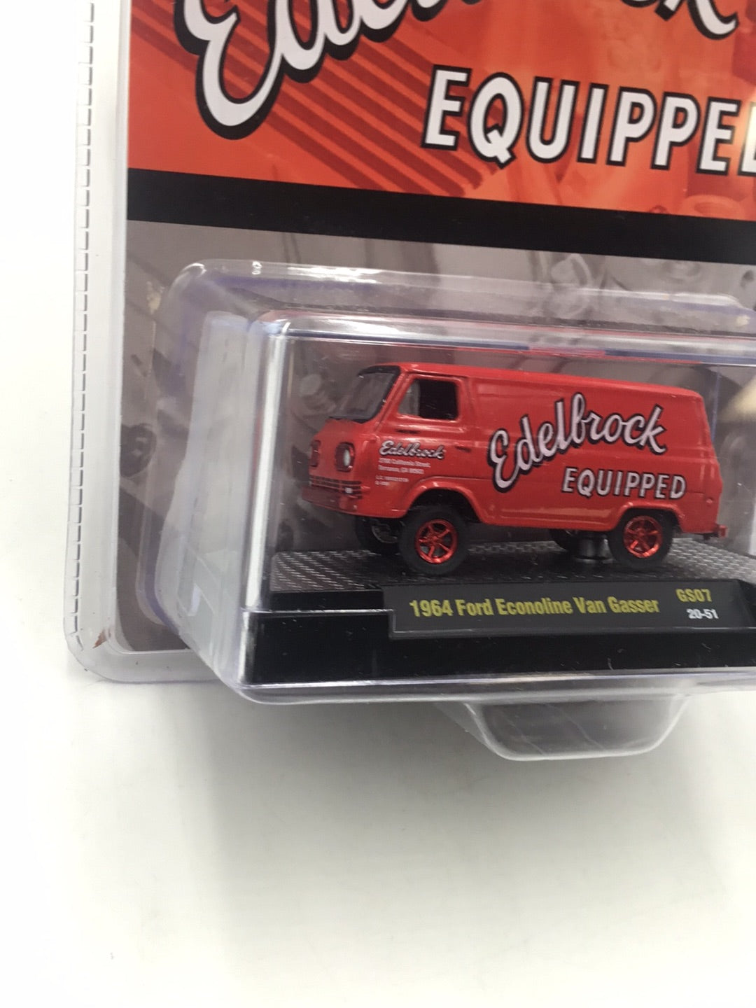 M2 Machines 1965 Ford Econoline Van Gasser Edelbrock -  1:64 Hobby Exclusive Chase GS07