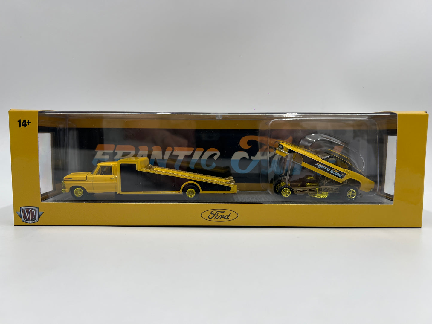 2025 M2 Machines Auto Haulers CHASE 1969 Ford F-350 & Mustang Funny Car Frantic Ford S44