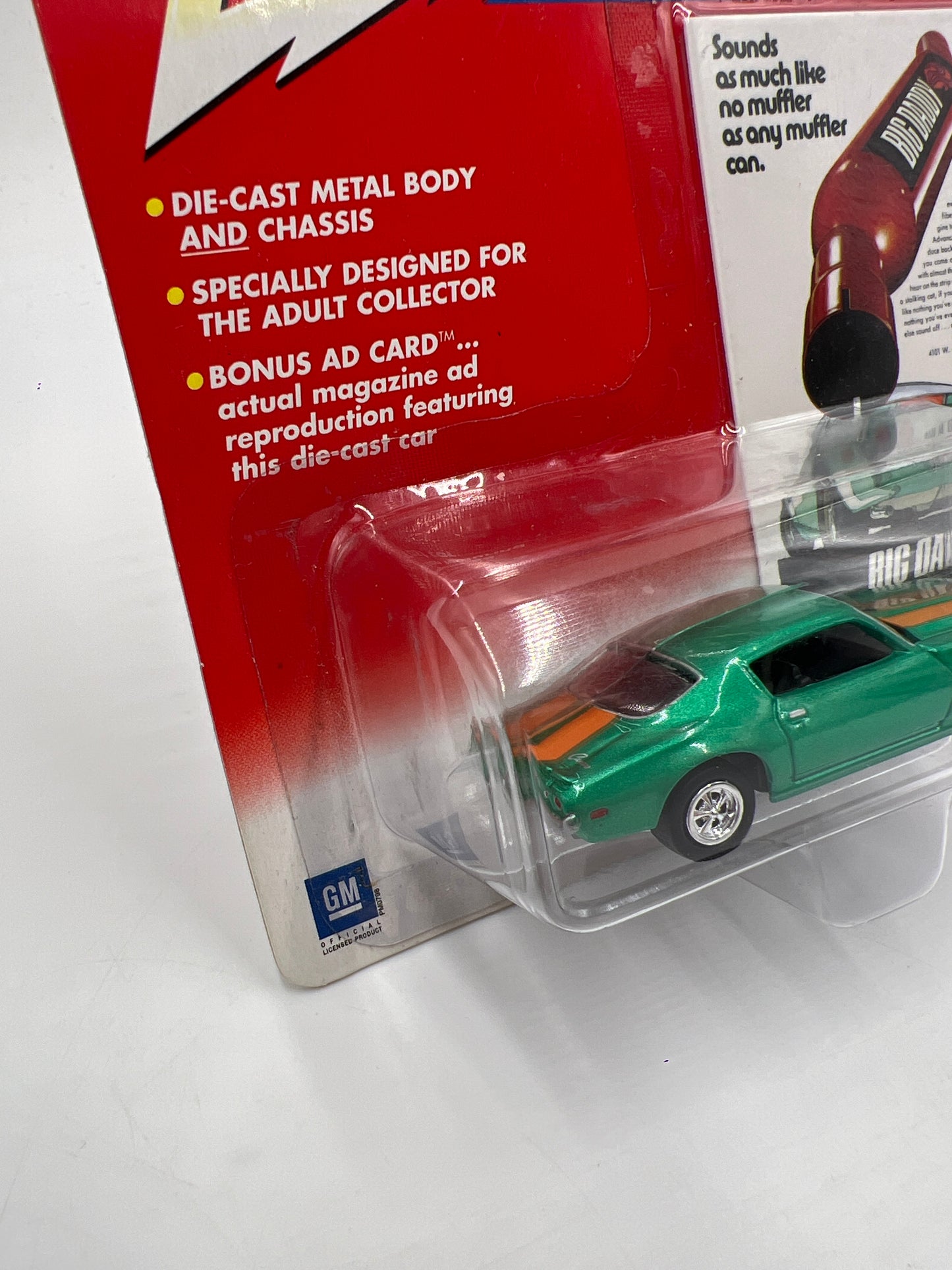 Johnny Lightning Ad Rods 1971 Chevy Camaro RS Green 227B