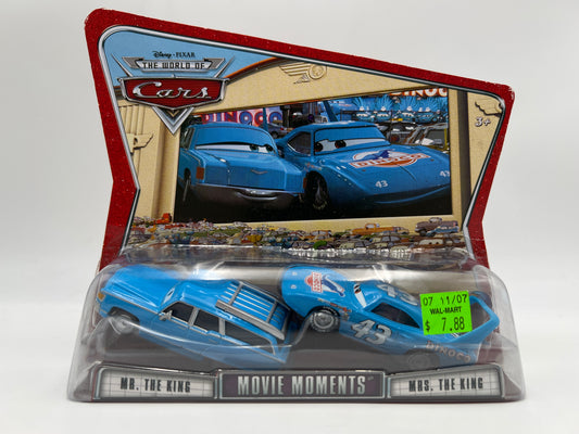 Disney Pixar The World Of Cars 2 Pack Movie Moments Mr & Mrs The King