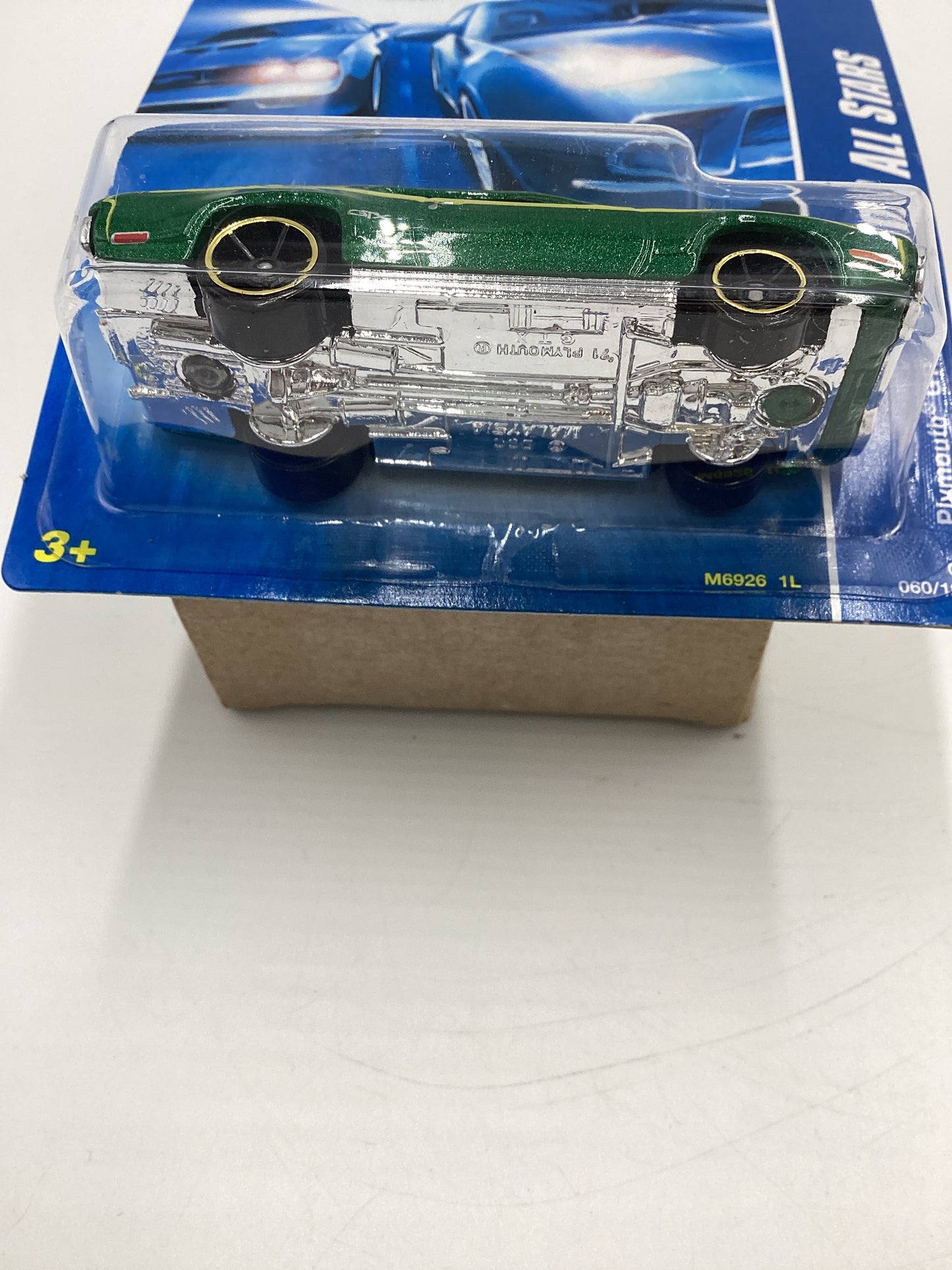 2008 Hot Wheels All Stars #60 Plymouth GTX Green