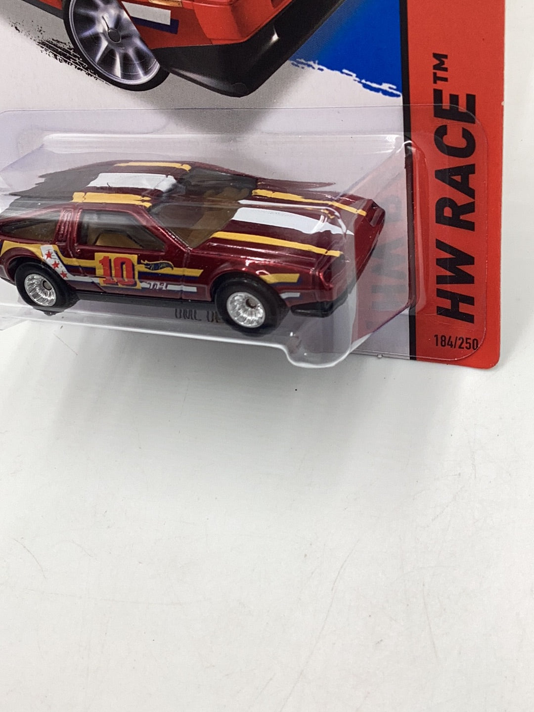 HOT WHEELS DMC DELOREAN store 184/250 SUPER TREASURE HUNT HW RACE NEW