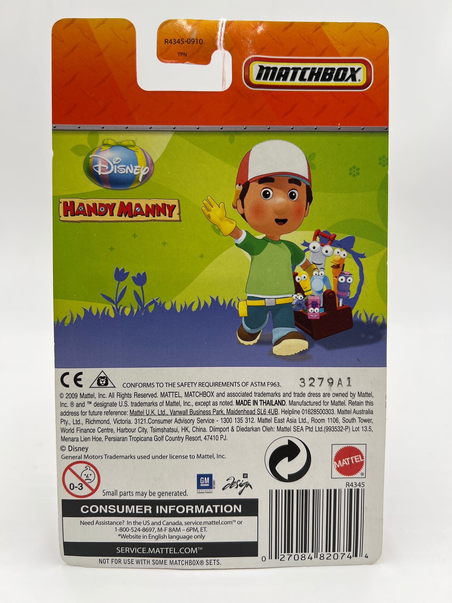 2009 Matchbox Disney 2 Pack Handy Mandy Easter Cars SSR (Cracked Blister) SR