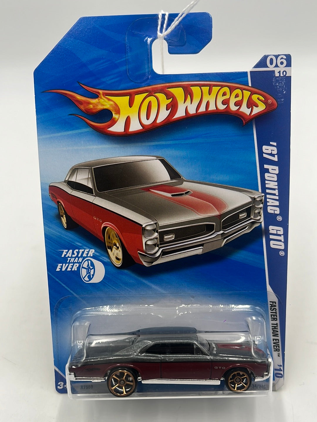 2010 Hot Wheels Faster Than Ever ‘67 Pontiac GTO 134/240 60F