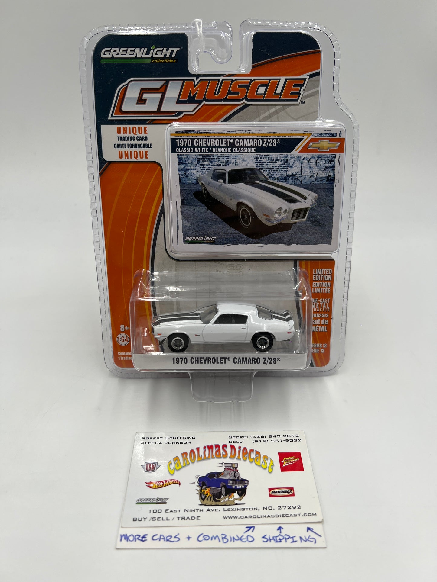 Greenlight GL Muscle Series 13 1970 Chevrolet Camaro Z/28 White