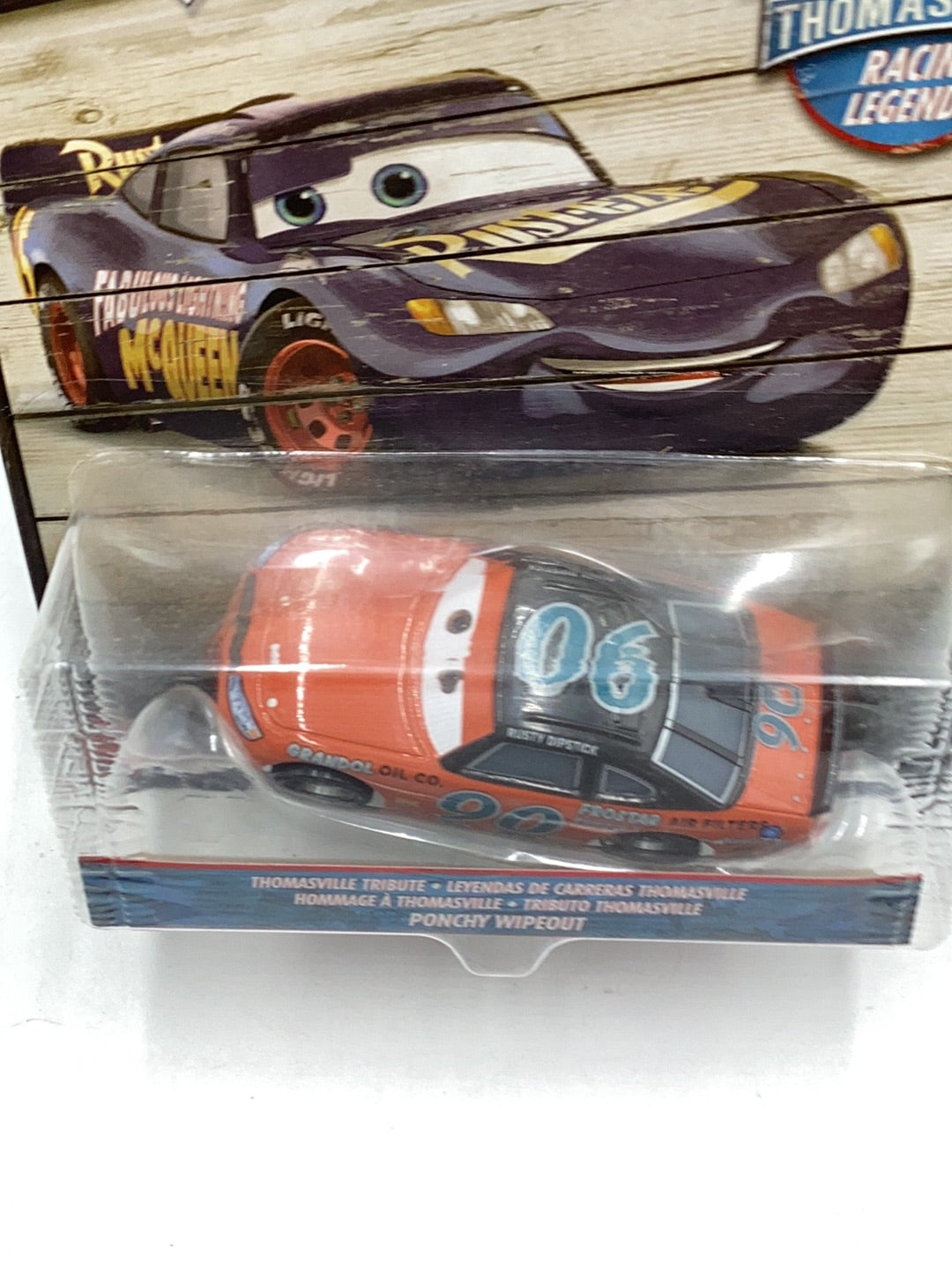 Disney Pixar Cars Thomasville Racing Ponchy Wipeout 141C