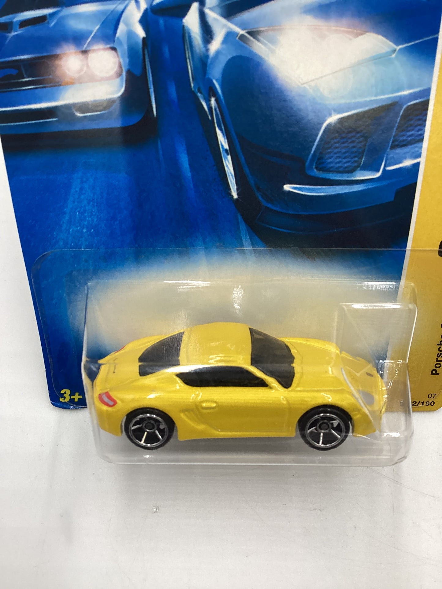 2007 Hot Wheels New Models #32 Porsche Cayman S Yellow 98A