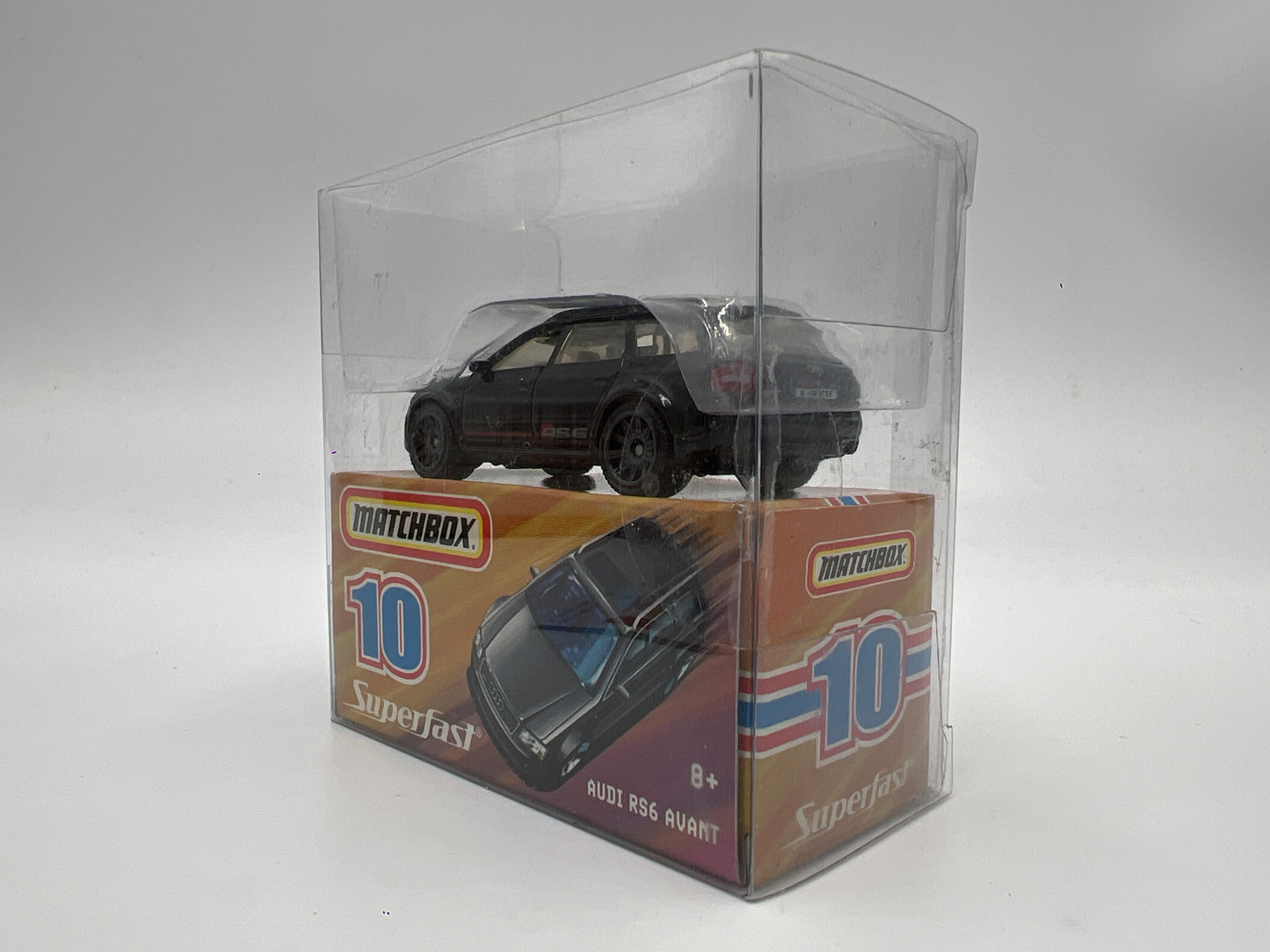 Matchbox Superfast #10 Audi RS6 Avant Black W/Gray Wheels