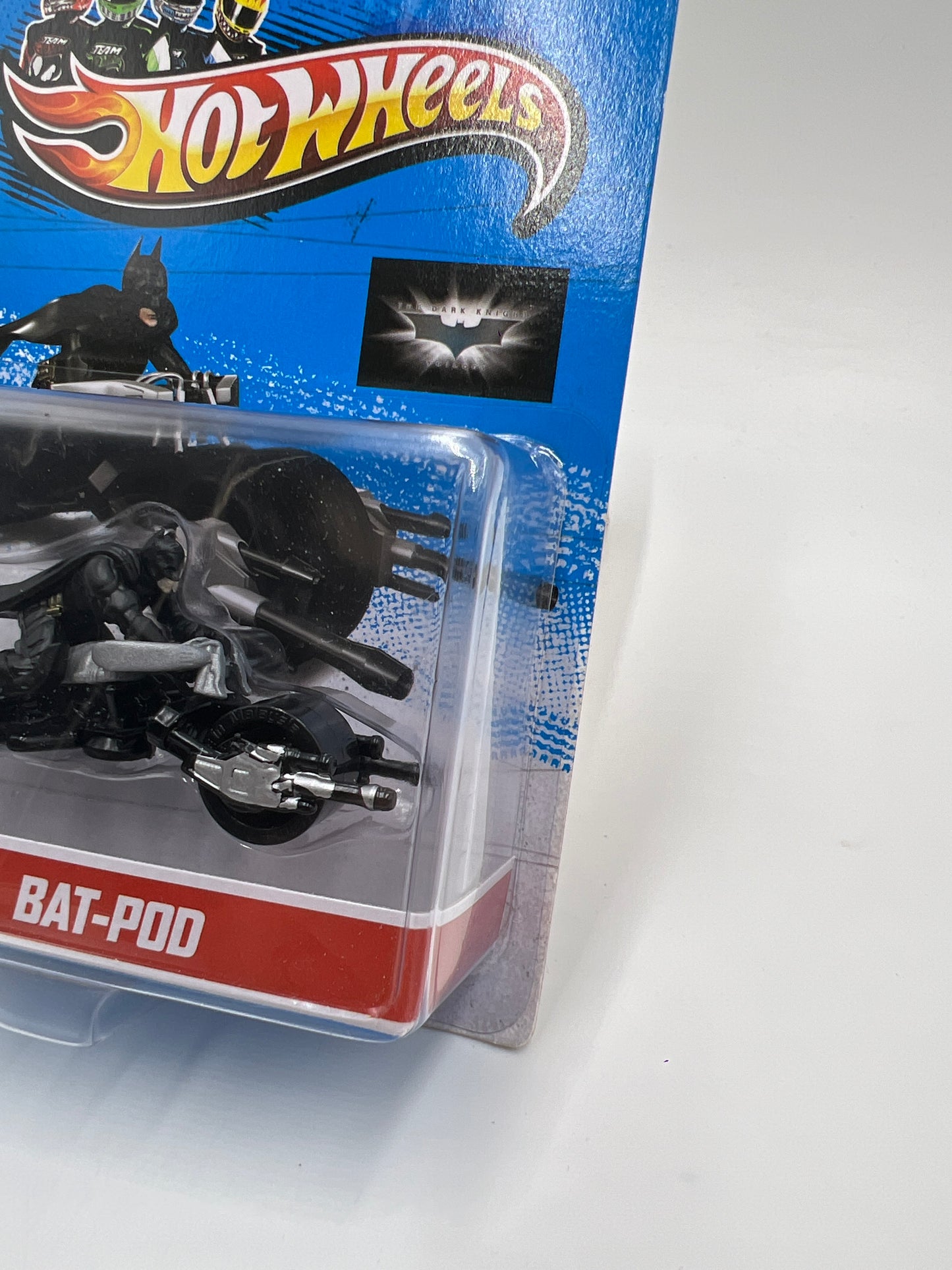 2013 Hot Wheels Motorcycles Batman The Dark Knight Bat-Pod W/Figure SR