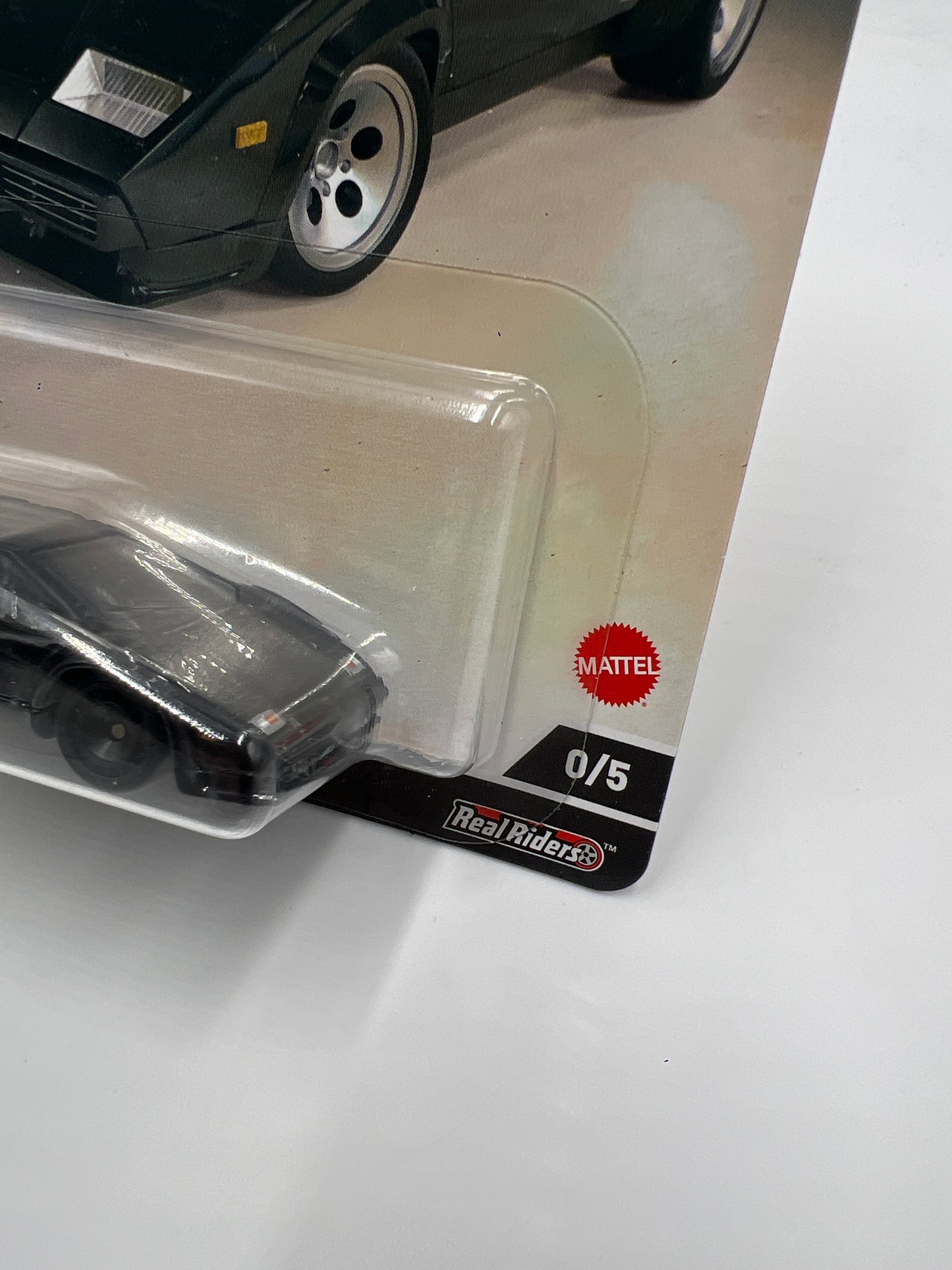 Hot Wheels Premium Car Culture CHASE Jay Lenos Garage #0 Lamborghini Countach LP 5000 QV Black W/Protector