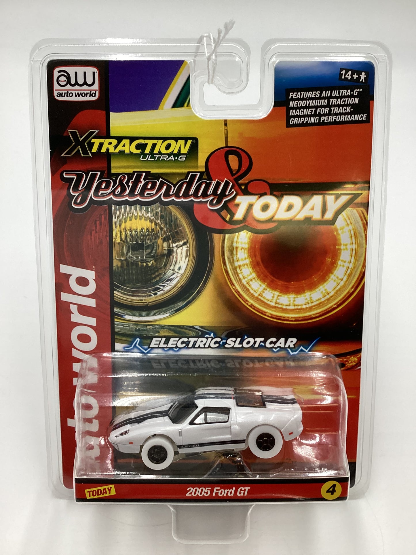 Auto world Xtraction Ultra G Yesterday & Today 2005 Ford GT Chase White Version A #4