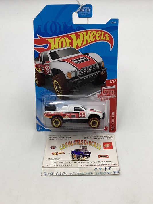 2020 Hot Wheels #4 Red Edition Toyota Off-Road Truck