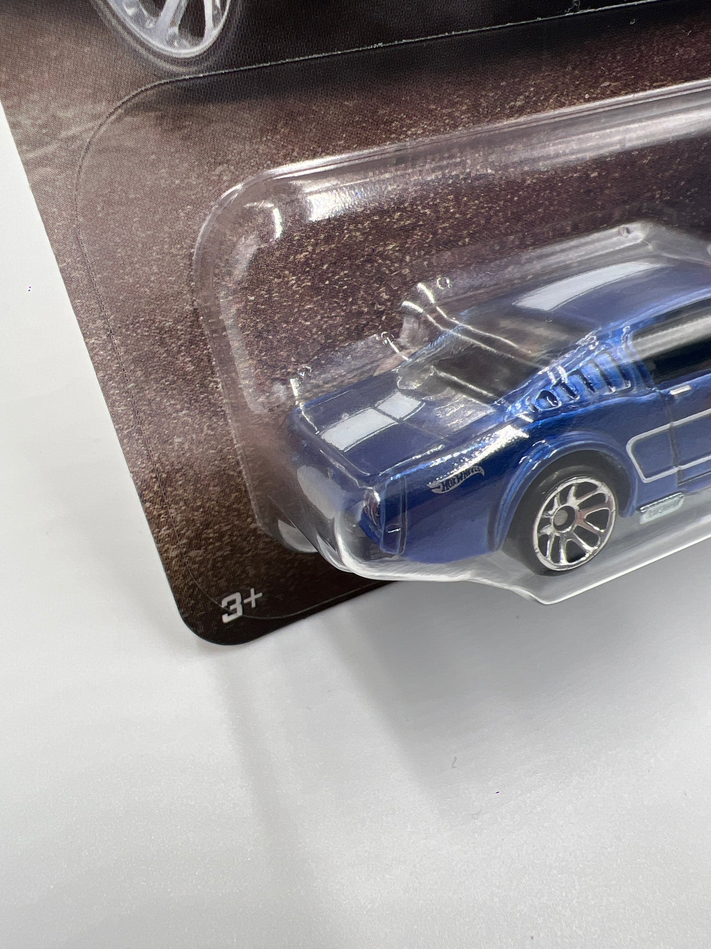 2024 Hot Wheels Silver Series 60 Years Mustang #5 65 Ford Mustang 2+2 Fastback Blue Metal Base/Paint Variation W/Protector VHTF