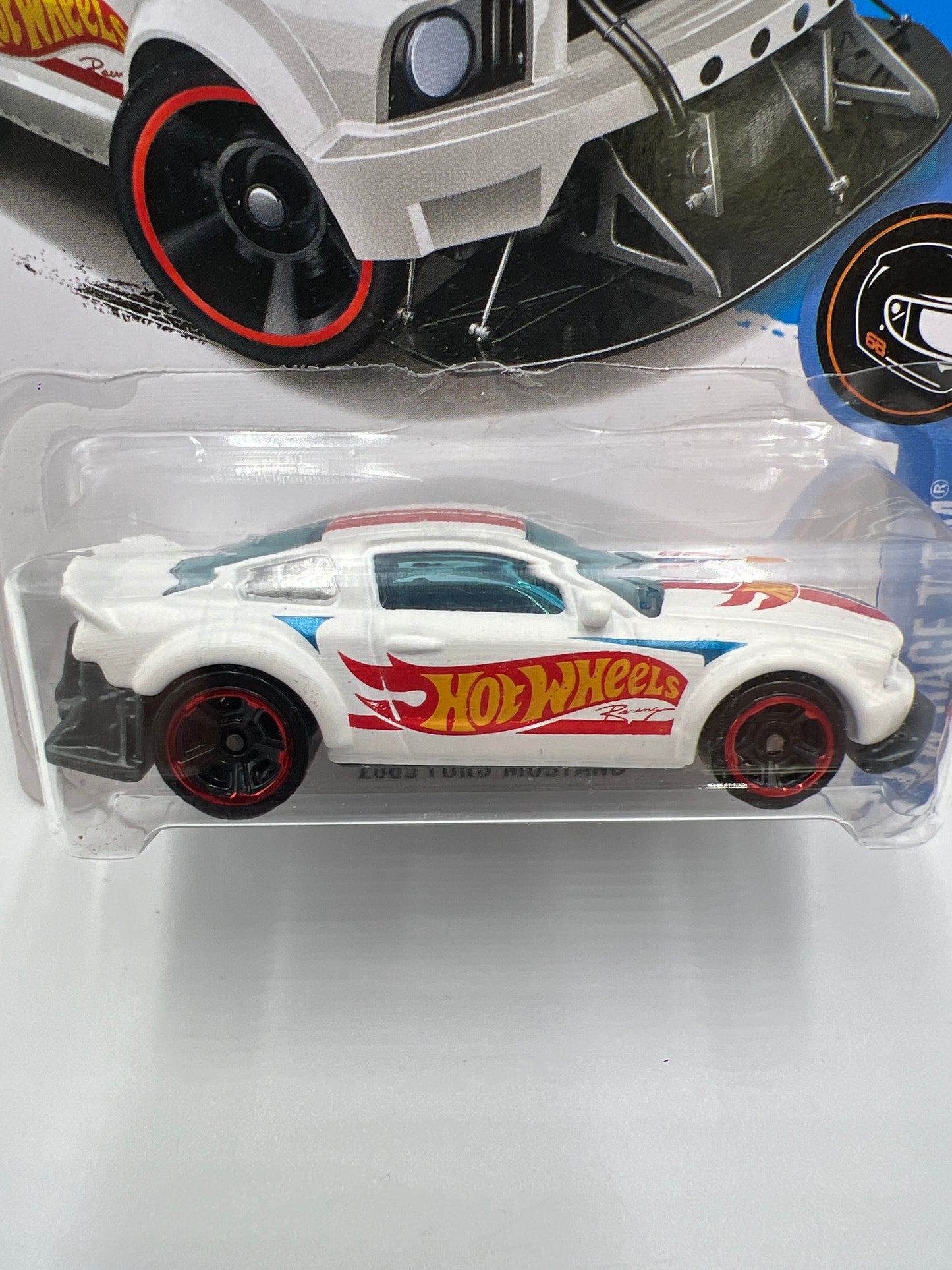 2017 Hot Wheels Kmart Exclusive HW Race Team 2005 Ford Mustang White 240F