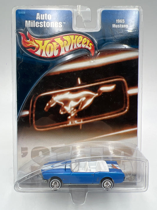 Hot Wheels Premium Auto Milestones 1965 Mustang Blue