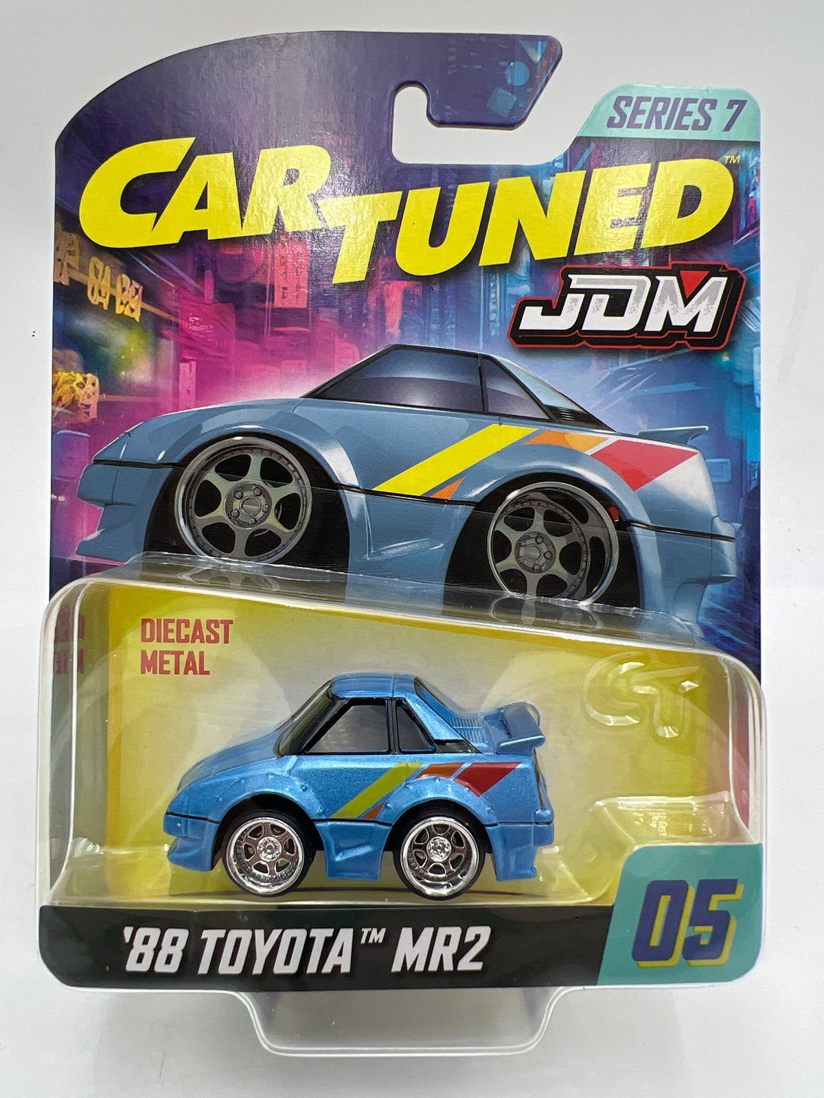 MGA Car Tuned JDM Series 7 #5 88 Toyota MR2 Blue