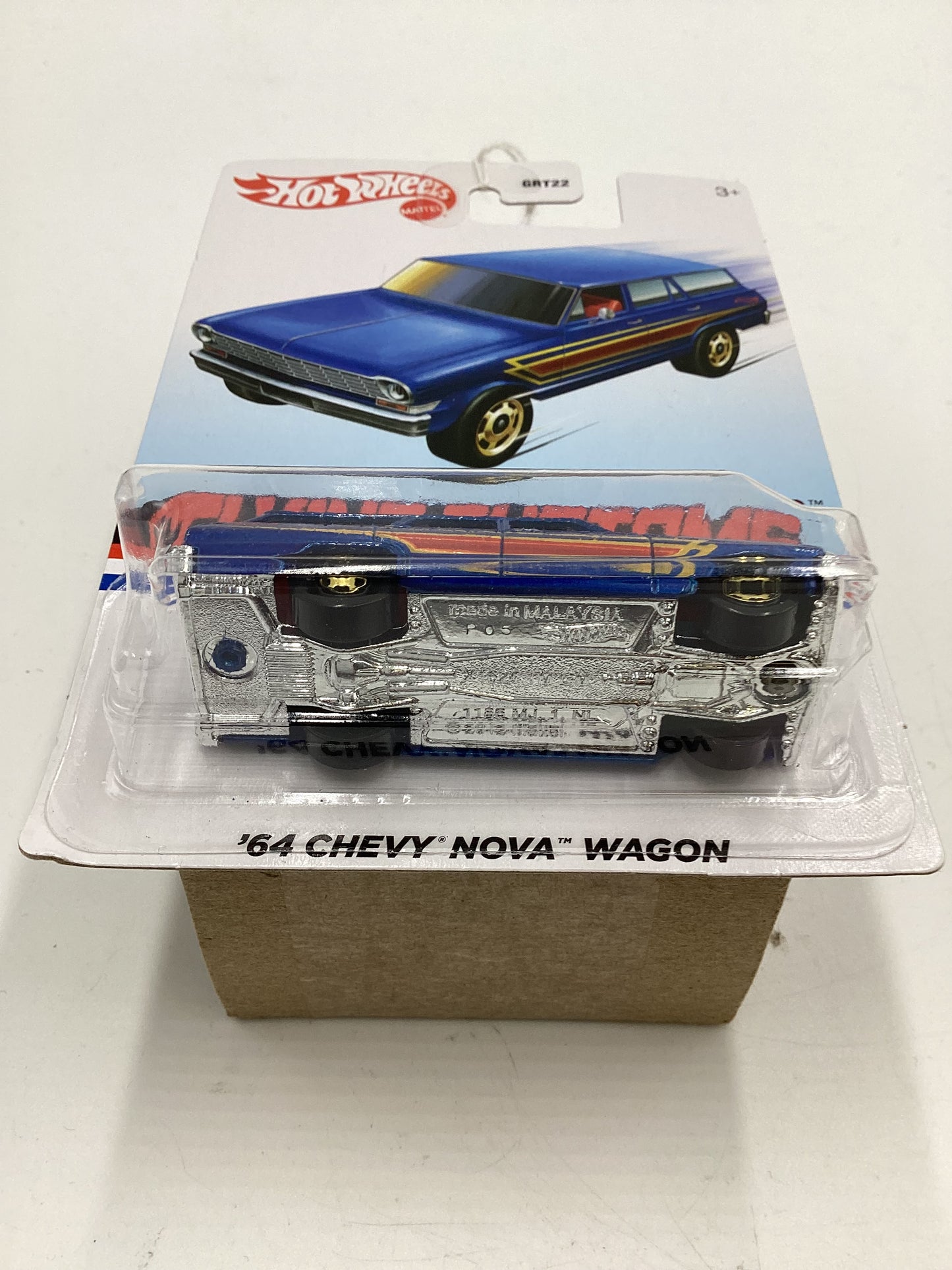 Hot Wheels Target Exclusive Flying Customs 64 Chevy Nova Wagon Blue