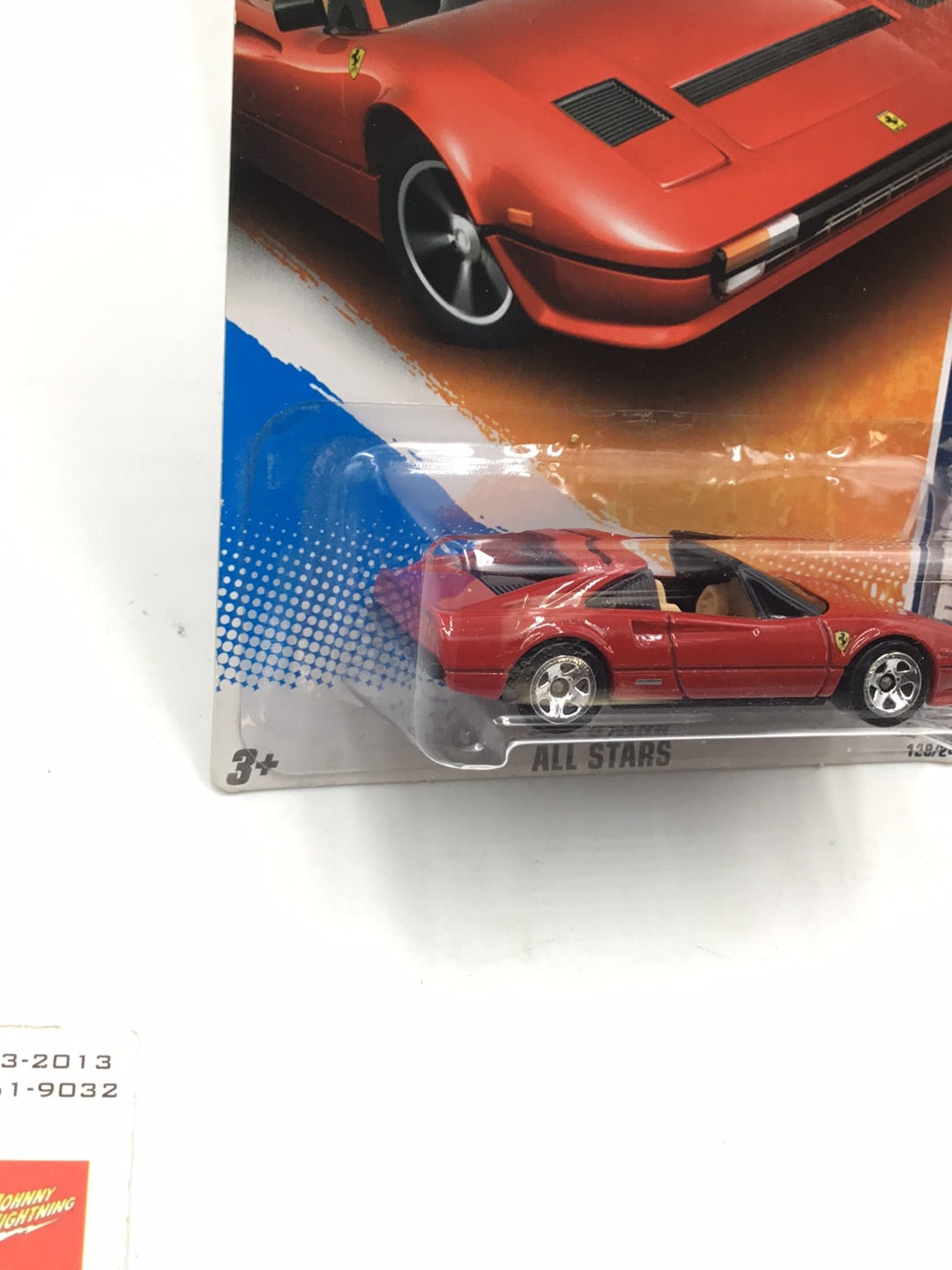 2011 Hot wheels #128 Ferrari 308 GTS with protector