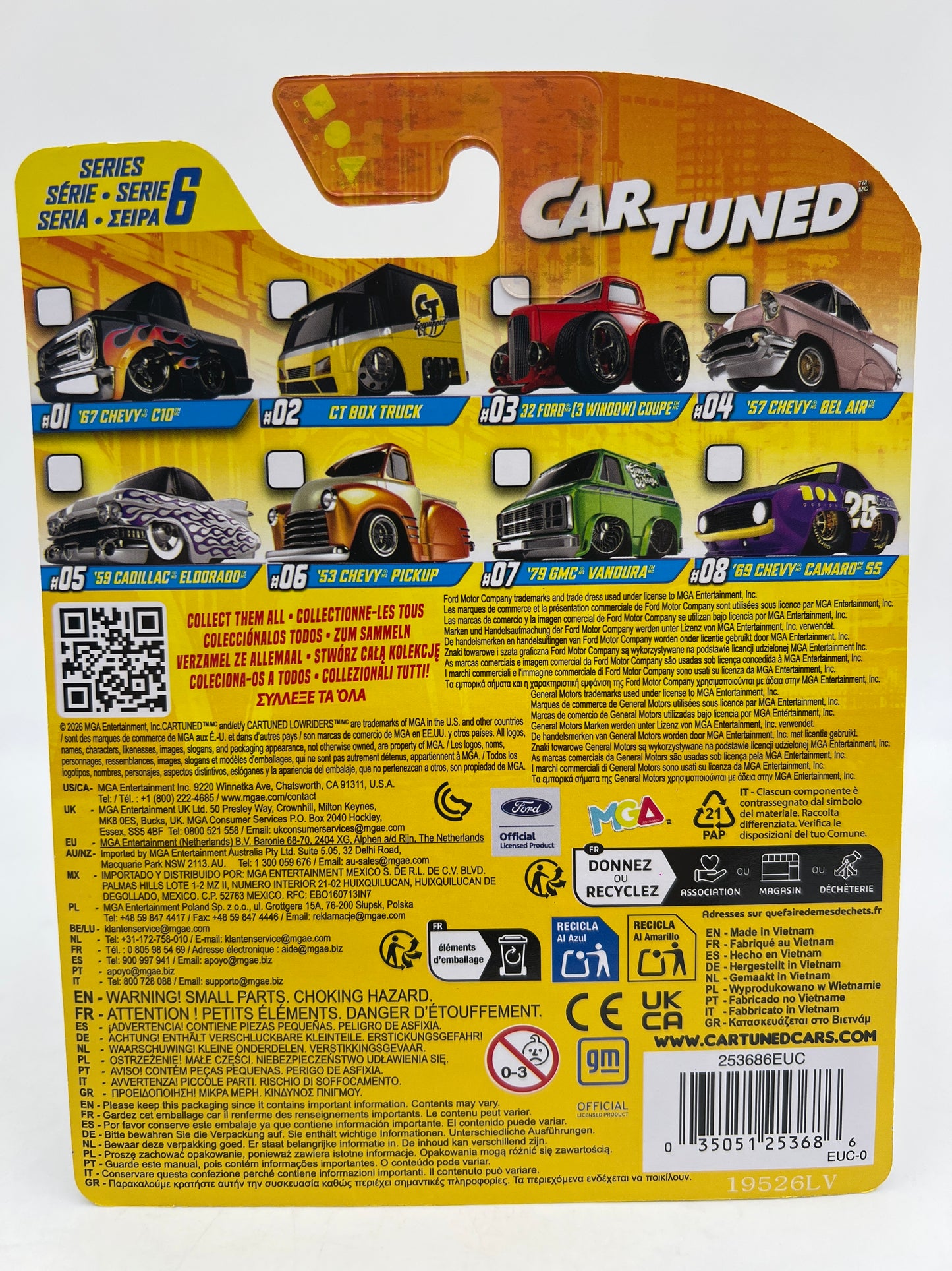 MGA Car Tuned Hobby Exclusive Series 6 #6 53 Chevy Pickup Orange