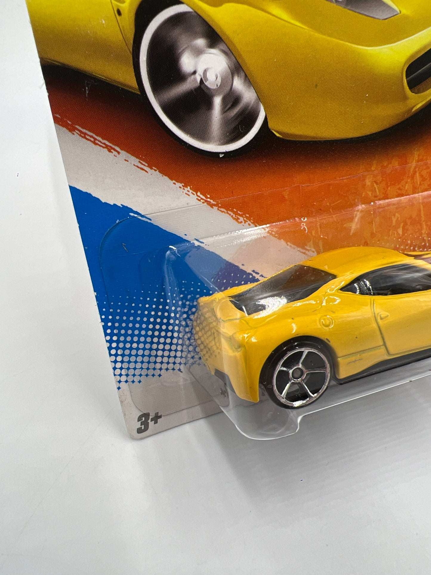 2010 Hot Wheels New Models #34 Ferrari 458 Italia Yellow SR