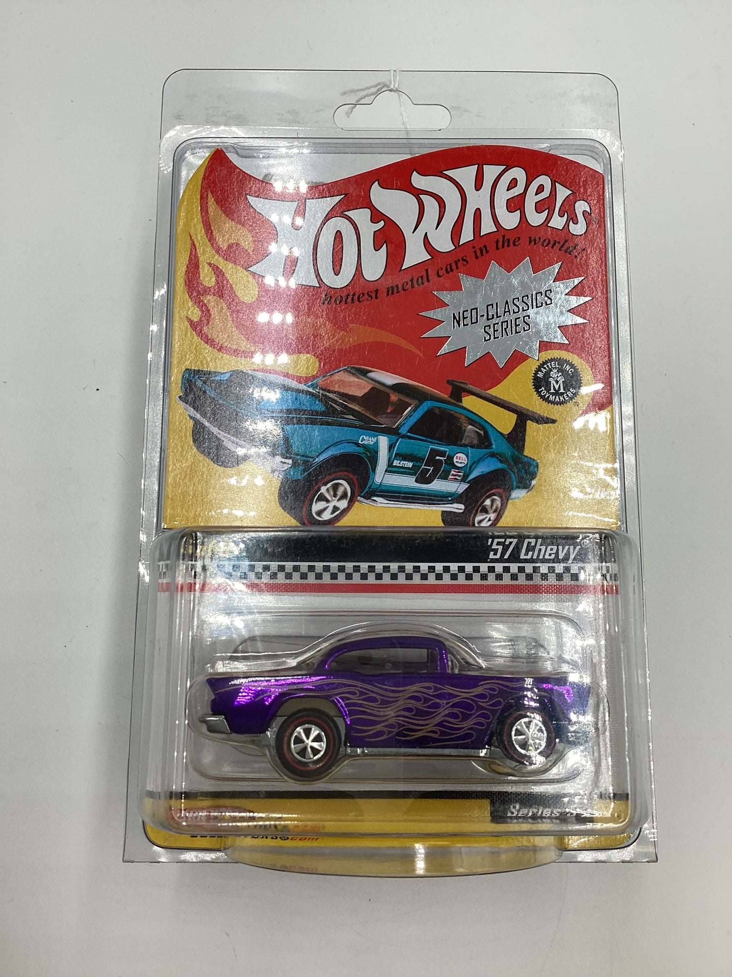 2006 Hot Wheels RLC Neo-Classic Series 5 #4 57 Chevy Purple #4453/11000 w/Protector