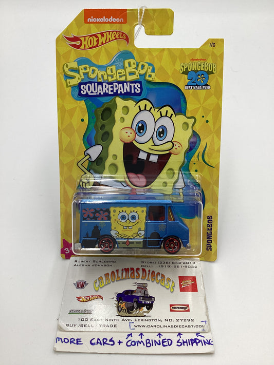 Hot Wheels Spongebob 20 Best Year Ever Set #1 Combat Medic Blue Spongebob 161A