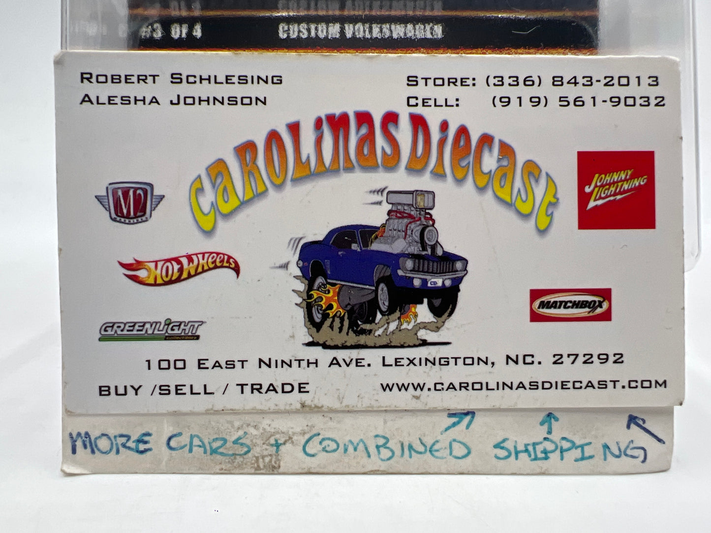 2014 Hot Wheels 28th Annual Collectors Convention LA #1781/2000 Custom Volkswagen Beetle W/Protector