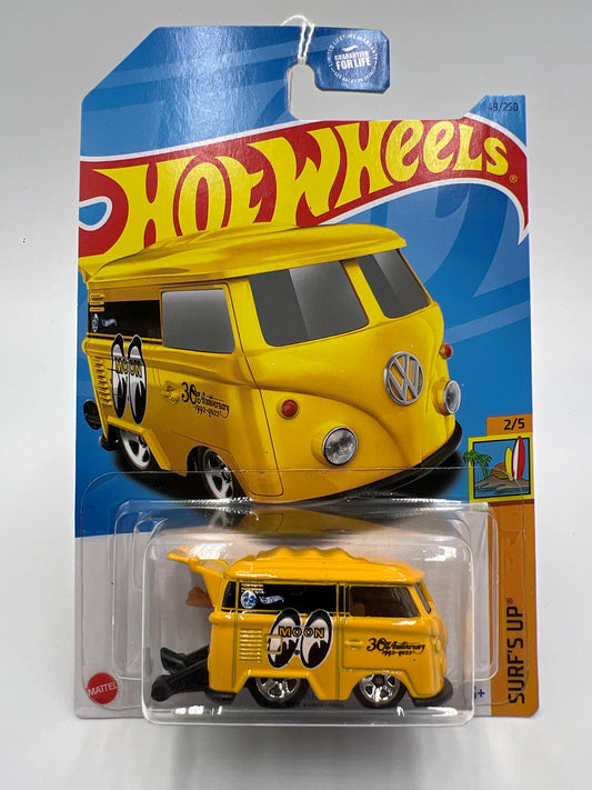 2023 Hot Wheels Surfs Up #49 Kool Kombi Yellow Mooneyes 96H