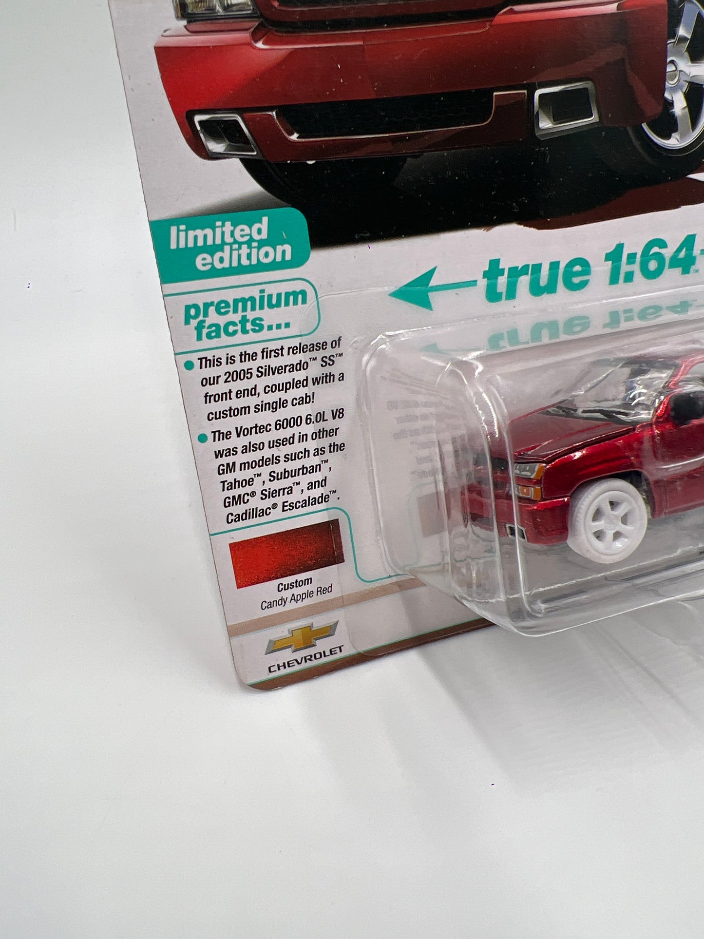 2025 Auto World Muscle Trucks CHASE Release 1 Version B 2005 Chevy Silverado SS Custom Ultra Red Cateye #2