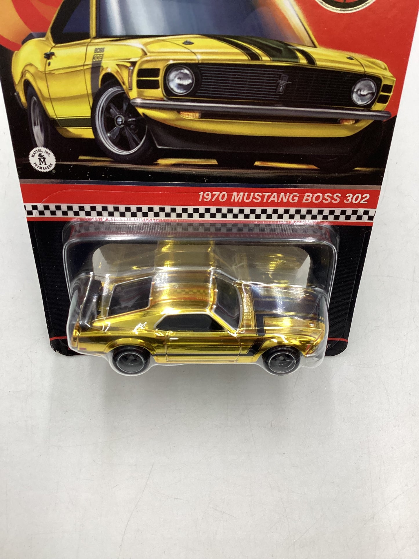 2024 Hot wheels RLC Gold 1970 Ford Mustang Boss 302 with protector