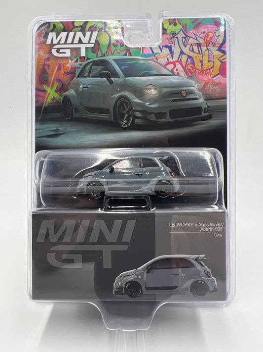 Mini GT #995 LB-Works x Abas Works Abarth 595 Grey