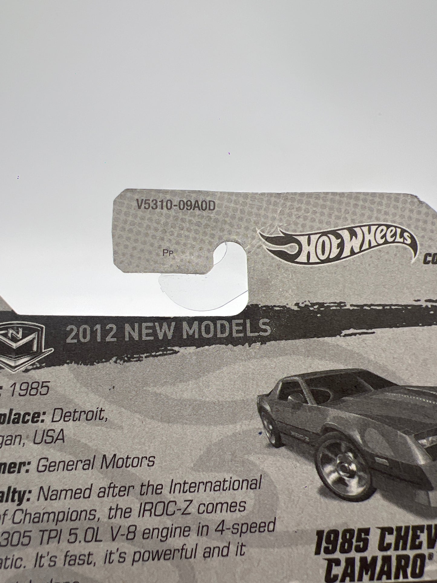 2012 Hot Wheels New Models #22 1985 Chevrolet Camaro IROC-Z Red *Bad J Hook*