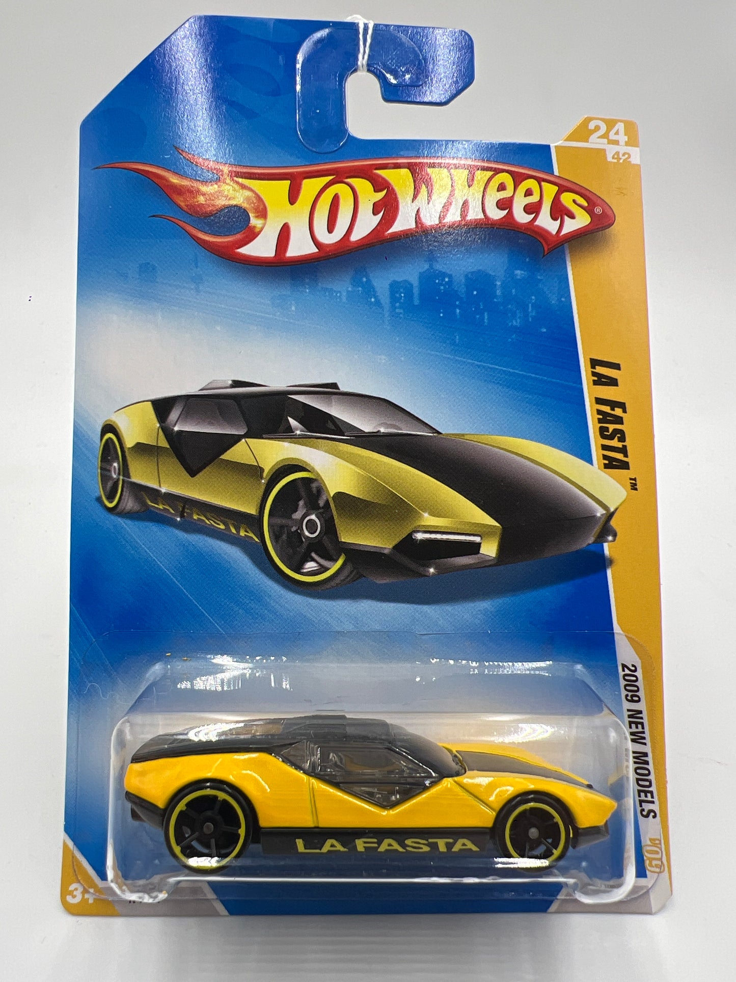 2009 Hot Wheels New Models #24 La Fasta Yellow BB3