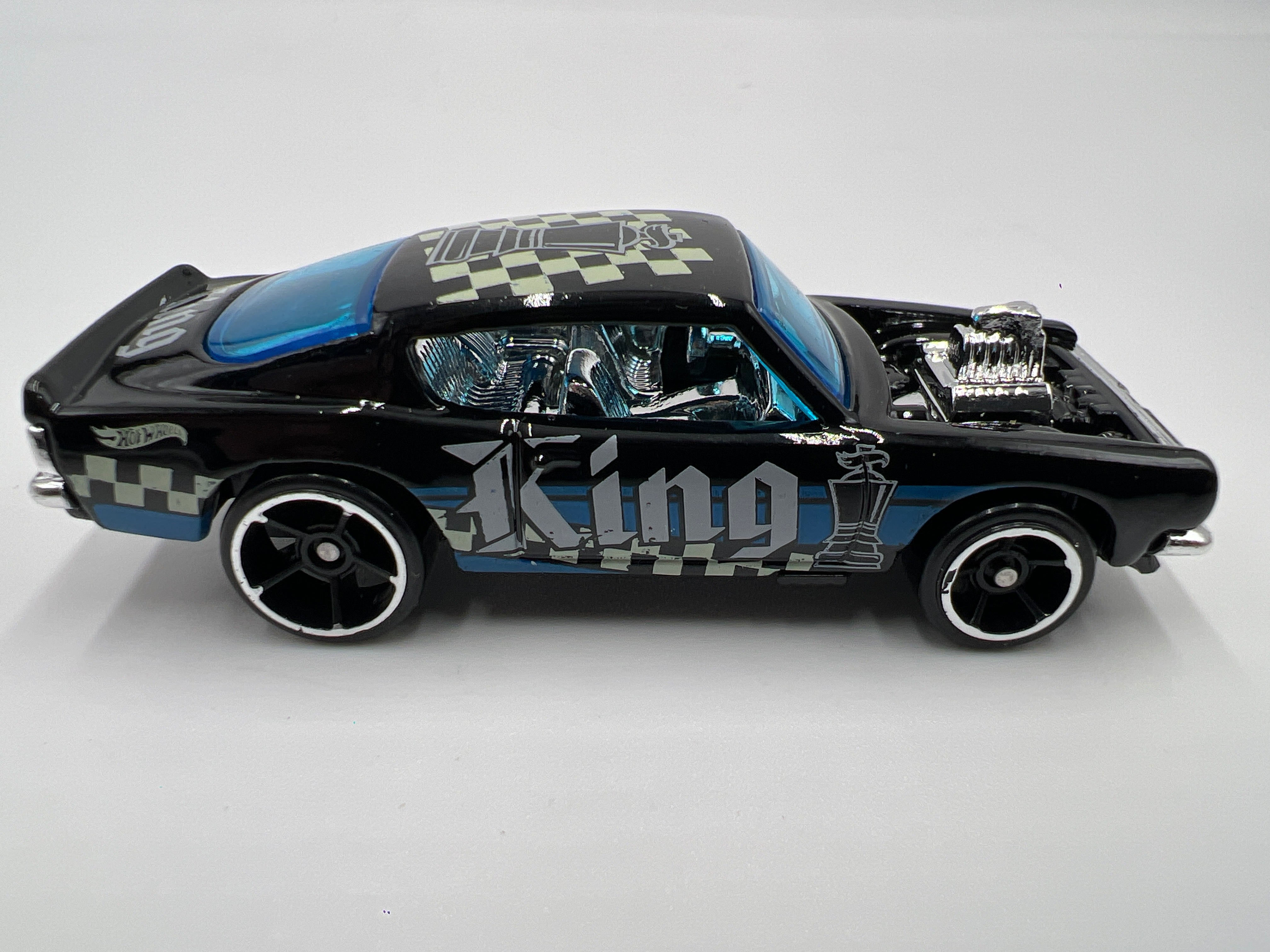 Hot Wheels 1/64 Plymouth Barracuda King Cuda Black Loose