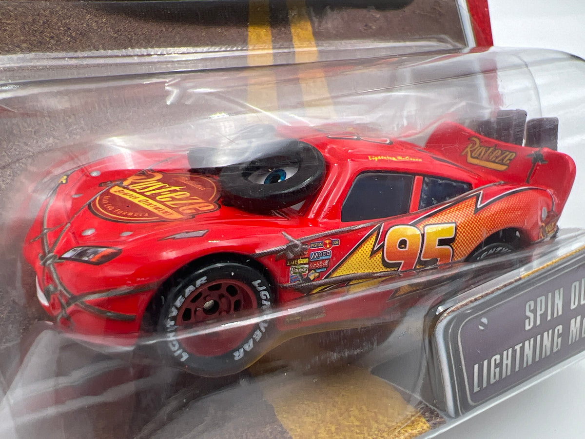 Disney Pixar The World Of Cars #36 Spin Out Lightning McQueen