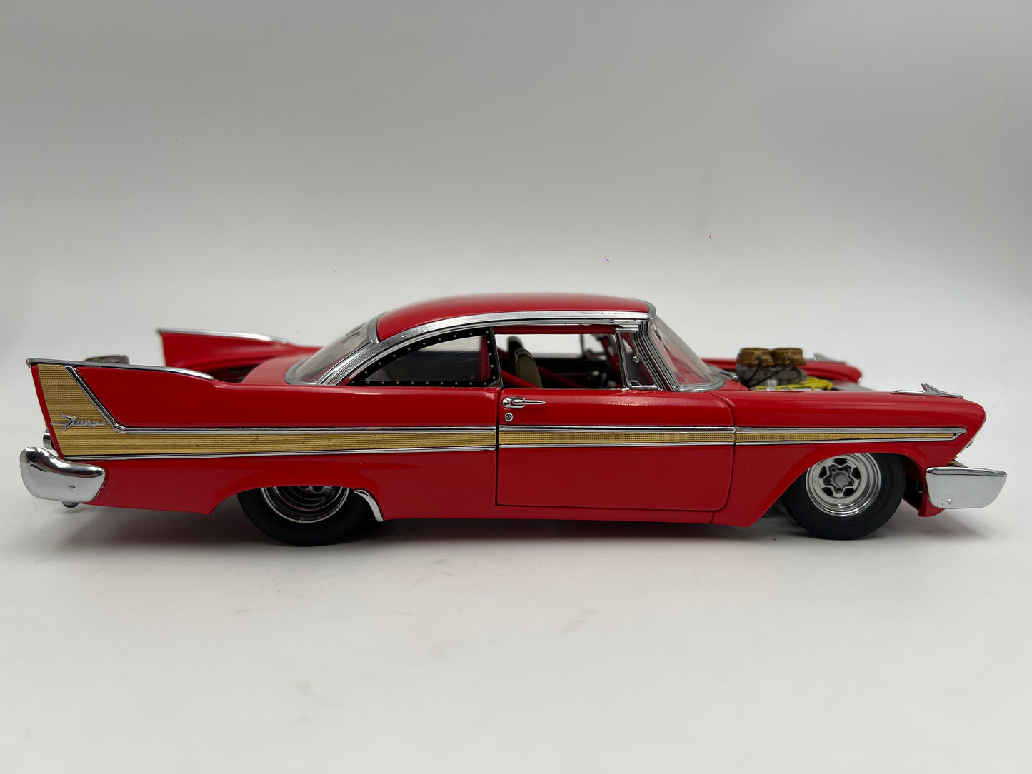 Danbury Mint 1/24 Scale 1958 Plymouth Fury Pro Street Red W/Box VHTF