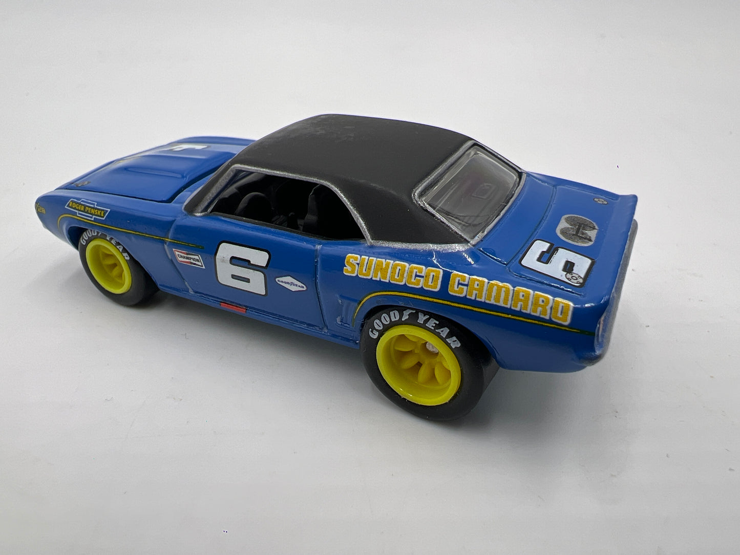 Hot Wheels Vintage Racing #27 Premium Marc Donohue 69 Camaro Sunoco Blue Loose