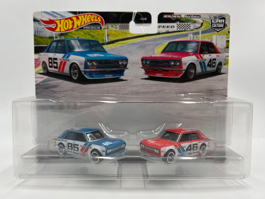 Hot Wheels Premium Target 2 Pack 71 BRE Datun 510 282F