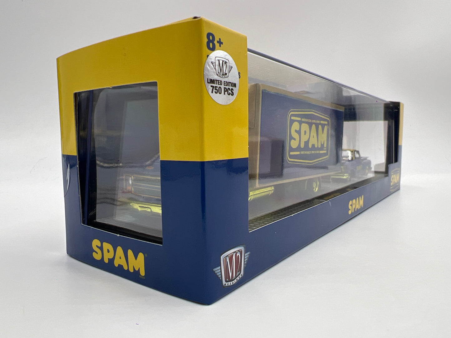 M2 Machines Auto Haulers CHASE Spam 1968 Chevrolet C60 Truck & 1979 Chevrolet Silverado Stepside R55