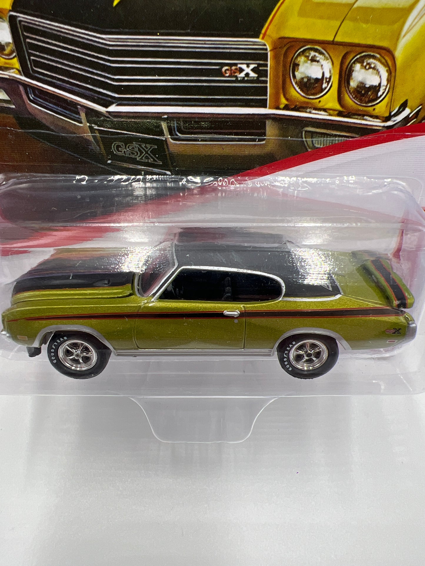 Johnny Lightning Muscle Cars U.S.A Class of 1971 Release 2 Version B 1971 Buick GSX Lime Mist Poly Green 292G