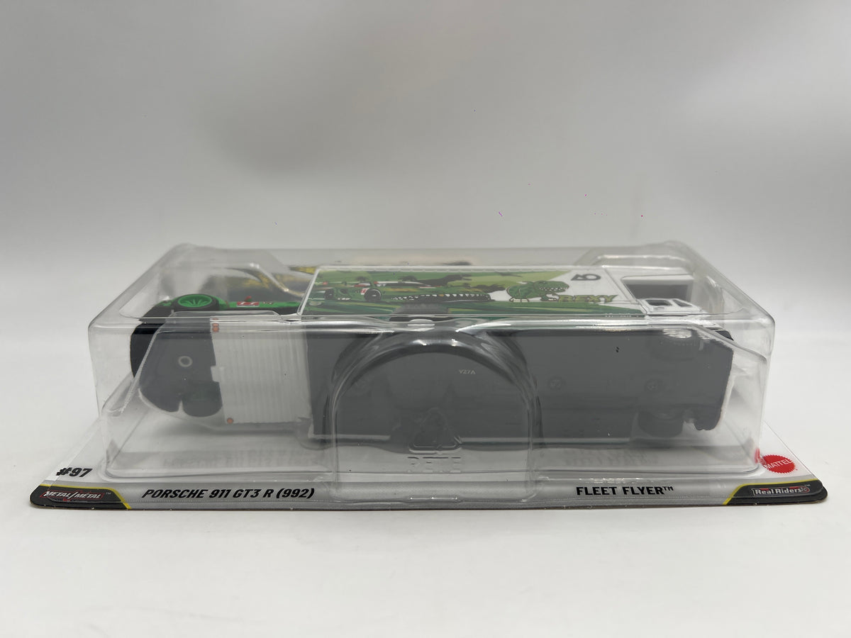 2026 Hot Wheels Team Transport #97 Rexy AO Porsche 911 GT3 R 992 & Fleet Flyer W/Protector