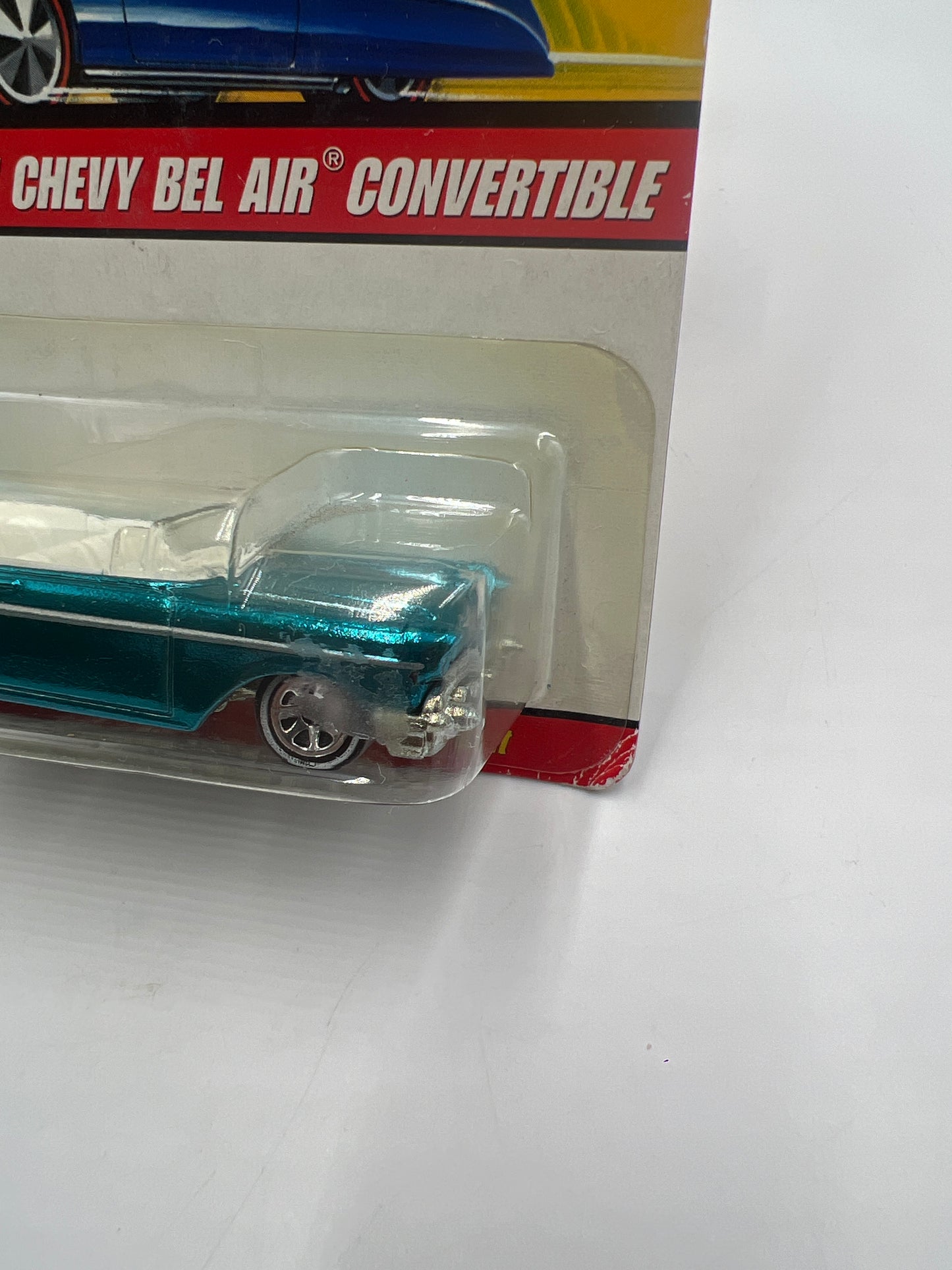 Hot Wheels Classics Series 2 #4 1957 Chevy Bel Air Convertible Blue *Soft Corners*